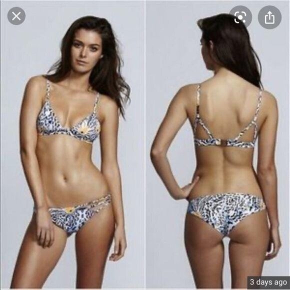 NWT Kopper & Zink Tios Out of Africa Bikini Top XS - Picture 3 of 5